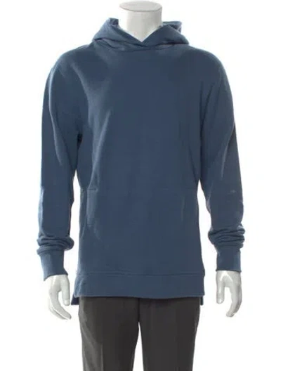Pre-owned John Elliott Crew Neck Long Sleeve Hoodie W/ Tags In Blue