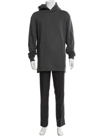 Pre-owned John Elliott Crew Neck Long Sleeve Hoodie W/ Tags In Grey