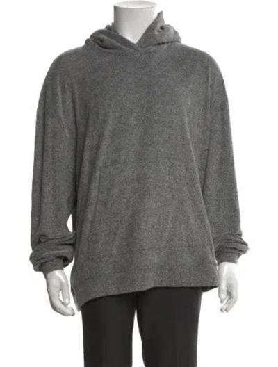 Pre-owned John Elliott Crew Neck Long Sleeve Hoodie W/ Tags In Grey