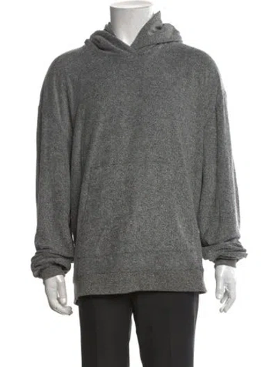 Pre-owned John Elliott Crew Neck Long Sleeve Hoodie W/ Tags In Grey
