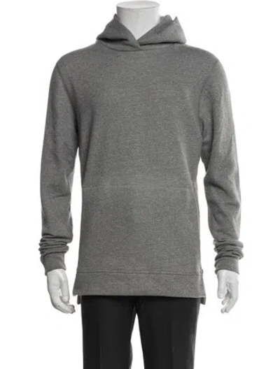 Pre-owned John Elliott Crew Neck Long Sleeve Hoodie W/ Tags In Grey