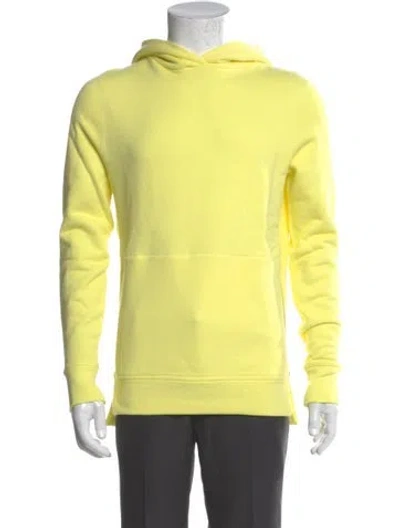 Pre-owned John Elliott Crew Neck Long Sleeve Hoodie W/ Tags In Yellow