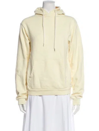 Pre-owned John Elliott Crew Neck Long Sleeve Hoodie In Yellow