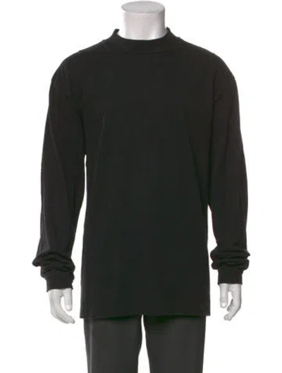 Pre-owned John Elliott Crew Neck Long Sleeve Pullover In Black