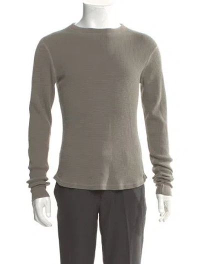 Pre-owned John Elliott Crew Neck Long Sleeve Pullover In Gray