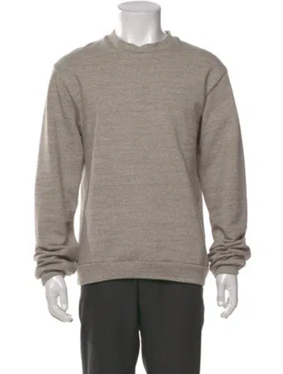 Pre-owned John Elliott Crew Neck Long Sleeve Pullover In Gray