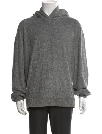 Pre-owned John Elliott Crew Neck Long Sleeve Pullover In Grey