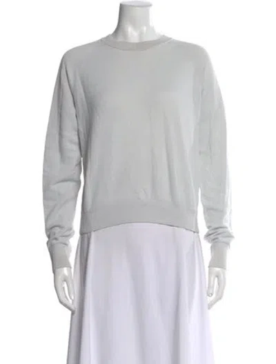 Pre-owned John Elliott Crew Neck Long Sleeve Sweatshirt In Blue