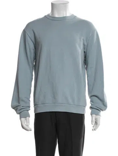 Pre-owned John Elliott Crew Neck Long Sleeve Sweatshirt In Blue