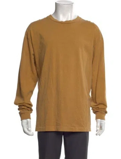 Pre-owned John Elliott Crew Neck Long Sleeve Sweatshirt In Brown