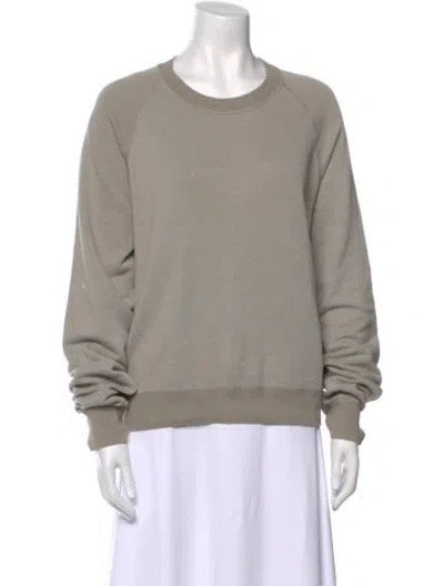 Pre-owned John Elliott Crew Neck Long Sleeve Sweatshirt In Gray