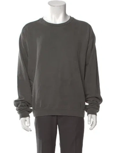 Pre-owned John Elliott Crew Neck Long Sleeve Sweatshirt In Gray