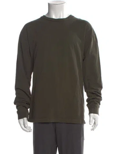Pre-owned John Elliott Crew Neck Long Sleeve Sweatshirt In Green