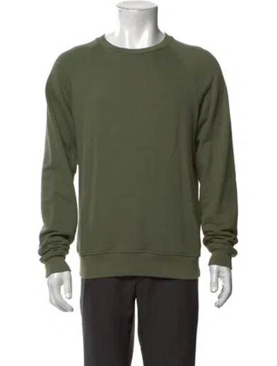 Pre-owned John Elliott Crew Neck Long Sleeve Sweatshirt In Green