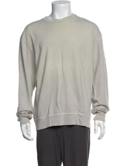 Pre-owned John Elliott Crew Neck Long Sleeve Sweatshirt In Grey