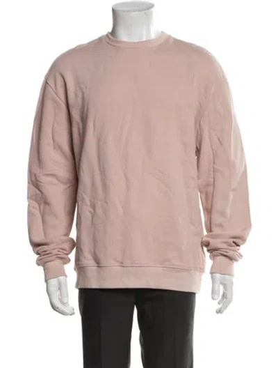 Pre-owned John Elliott Crew Neck Long Sleeve Sweatshirt In Pink