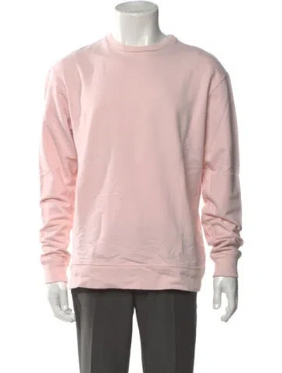 Pre-owned John Elliott Crew Neck Long Sleeve Sweatshirt In Pink