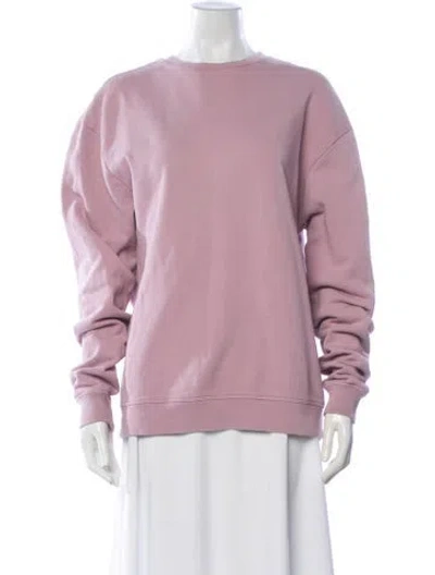 Pre-owned John Elliott Crew Neck Long Sleeve Sweatshirt In Purple