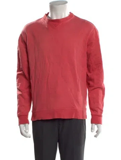Pre-owned John Elliott Crew Neck Long Sleeve Sweatshirt In Red
