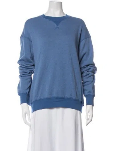 Pre-owned John Elliott Crew Neck Long Sleeve Sweatshirt W/ Tags In Blue