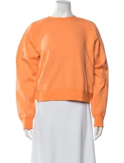 Pre-owned John Elliott Crew Neck Long Sleeve Sweatshirt W/ Tags In Orange