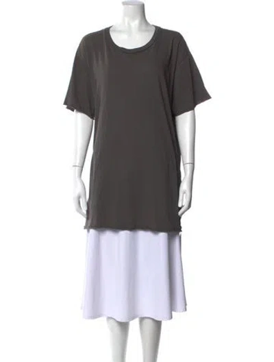 Pre-owned John Elliott Crew Neck Short Sleeve T-shirt In Grey