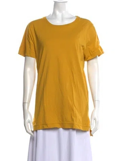 Pre-owned John Elliott Crew Neck Short Sleeve T-shirt W/ Tags In Yellow