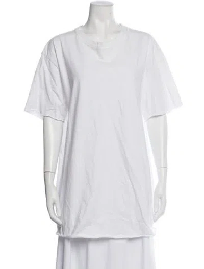 Pre-owned John Elliott Crew Neck Short Sleeve T-shirt In White