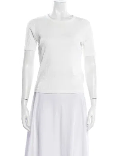Pre-owned John Elliott Crew Neck Short Sleeve T-shirt In White
