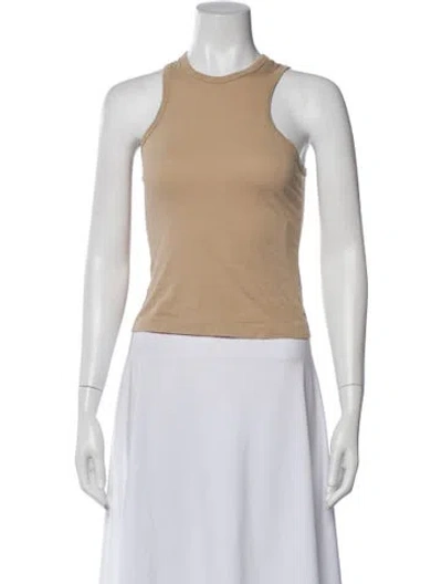 Pre-owned John Elliott Crew Neck Sleeveless Top In Neutral
