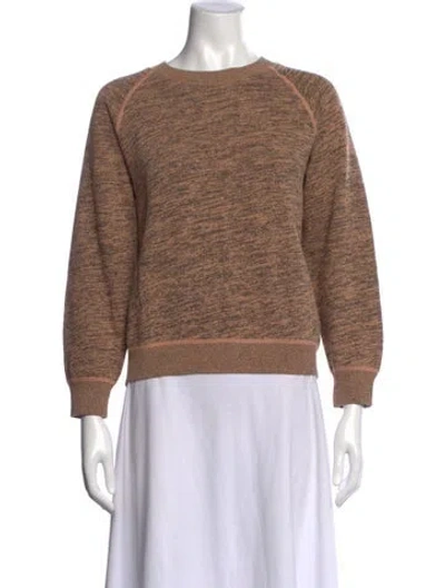 Pre-owned John Elliott Crew Neck Sweater In Brown