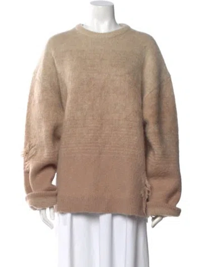 Pre-owned John Elliott Crew Neck Sweater In Neutral