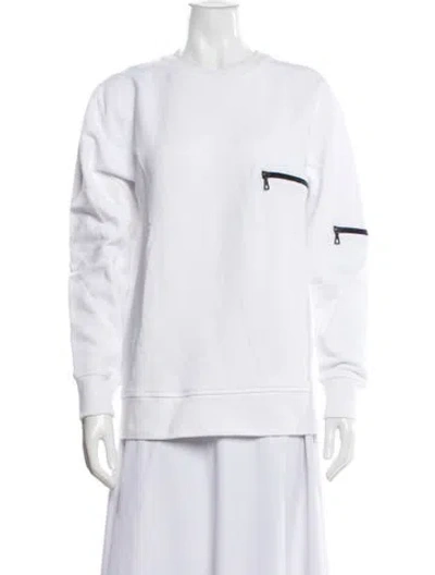 Pre-owned John Elliott Crew Neck Sweater In White