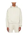 John Elliott Crinkled-effect Terry Hoodie In White