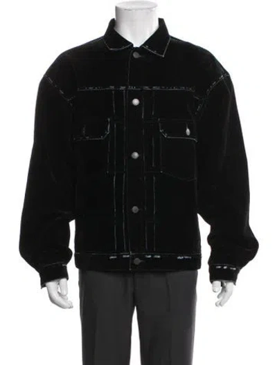 Pre-owned John Elliott Denim Jacket In Black