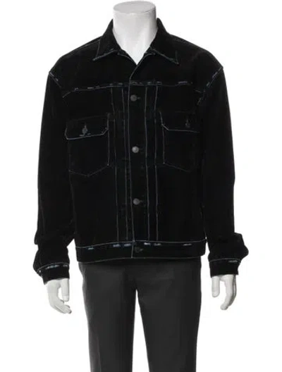 Pre-owned John Elliott Denim Jacket In Black