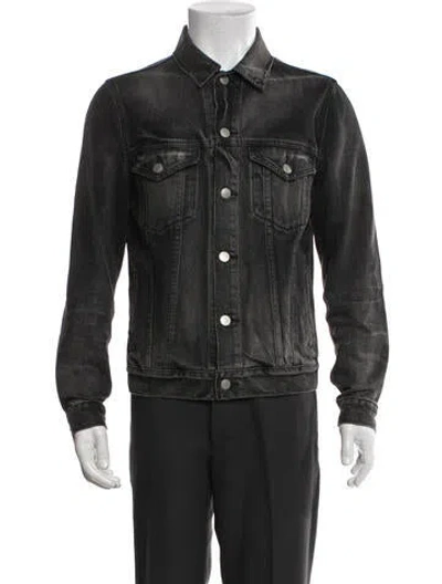 Pre-owned John Elliott Denim Jacket In Black