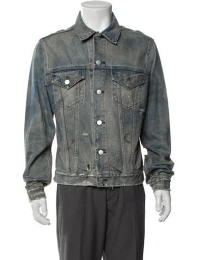 Pre-owned John Elliott Denim Jacket In Blue