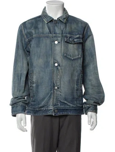 Pre-owned John Elliott Denim Jacket In Blue