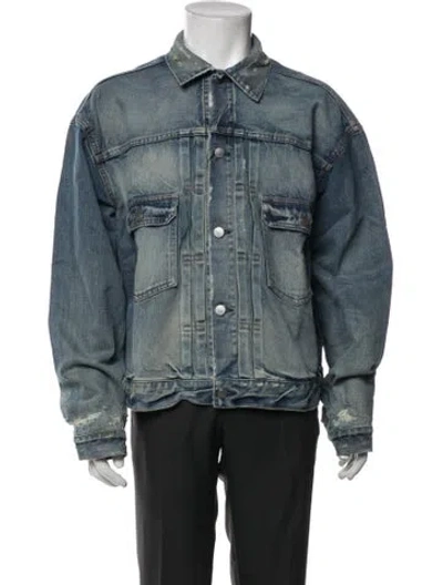 Pre-owned John Elliott Denim Jacket In Blue