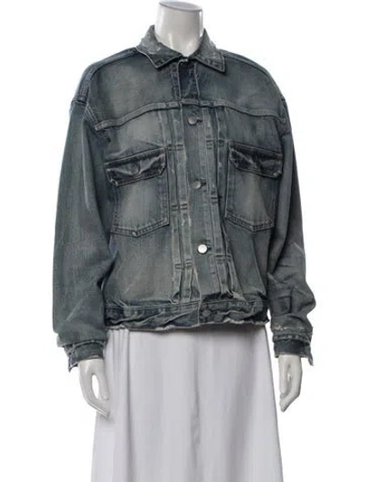 Pre-owned John Elliott Denim Jacket In Blue