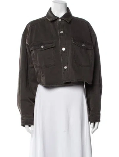 Pre-owned John Elliott Denim Jacket In Brown