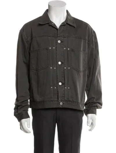 Pre-owned John Elliott Denim Jacket In Gray