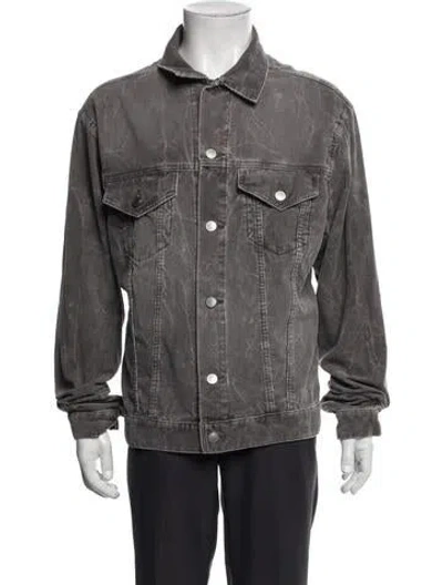 Pre-owned John Elliott Denim Jacket In Gray