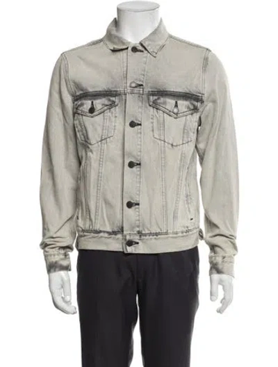 Pre-owned John Elliott Denim Jacket In Neutral