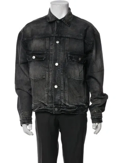 Pre-owned John Elliott Denim Jacket W/ Tags In Black