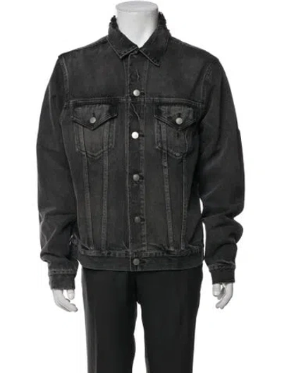 Pre-owned John Elliott Denim Jacket W/ Tags In Black