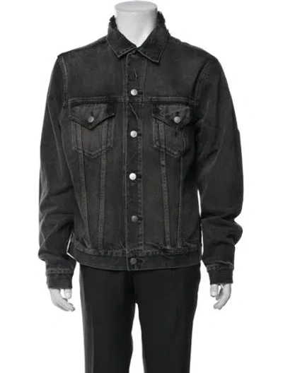 Pre-owned John Elliott Denim Jacket W/ Tags In Black