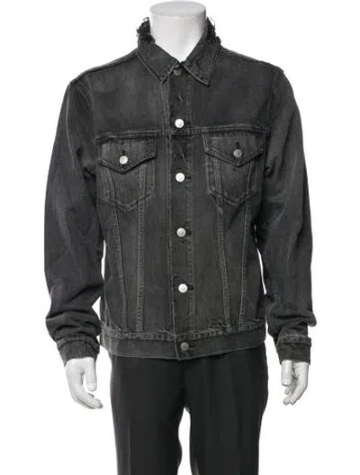 Pre-owned John Elliott Denim Jacket W/ Tags In Black