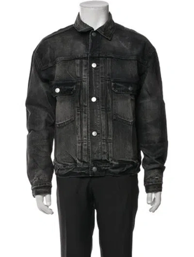 Pre-owned John Elliott Denim Jacket W/ Tags In Black
